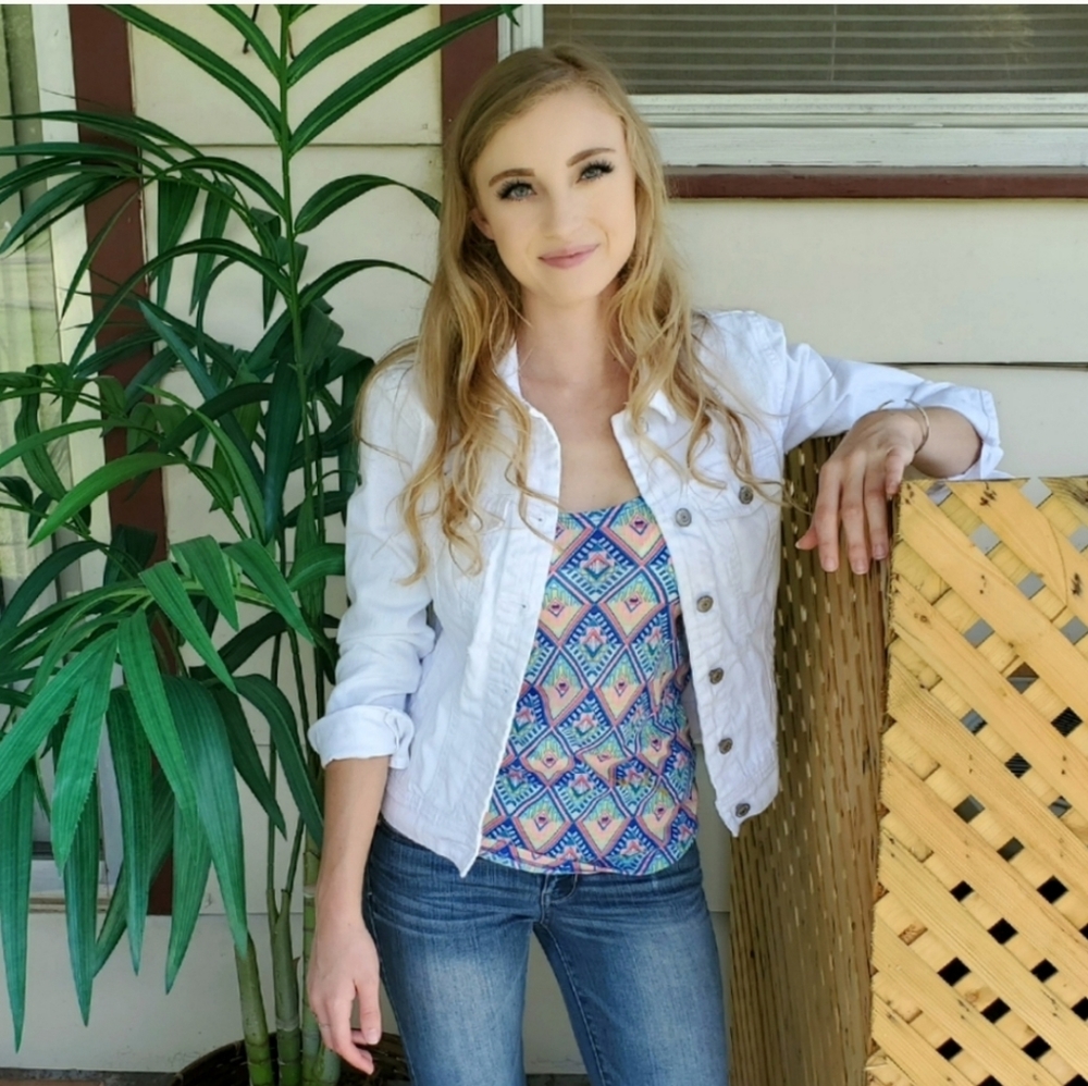 Arizona Jeans Multicolor Southwestern Aztec Geometric Print Racerback Tank Top